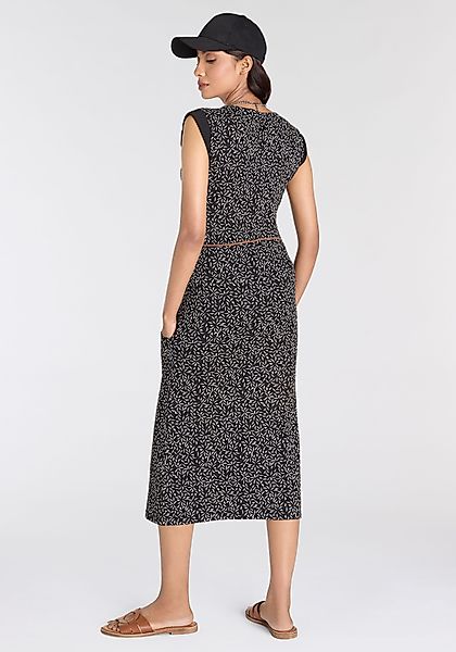 KangaROOS Jerseykleid, (Set, mit abnehmbarem Gürtel), mit modischem Allover günstig online kaufen