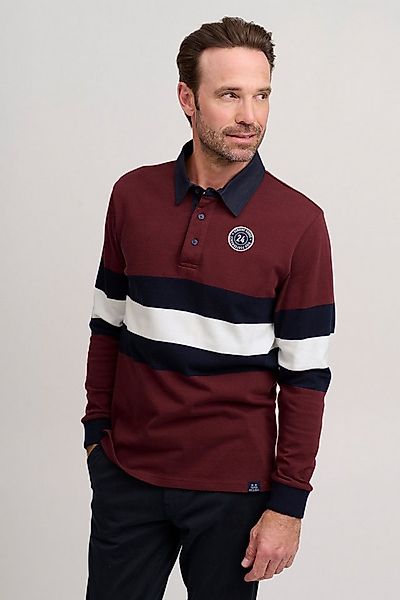 FQ1924 Langarm-Poloshirt FQMikkael Modisches Langarmshirt mit Streifen-Must günstig online kaufen