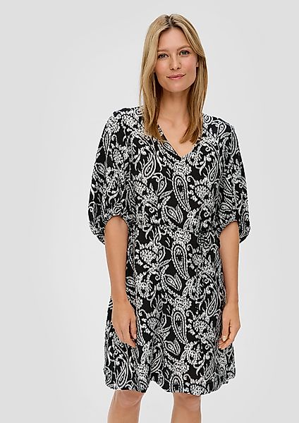 s.Oliver Minikleid Kurzes Kleid mit V-Ausschnitt günstig online kaufen
