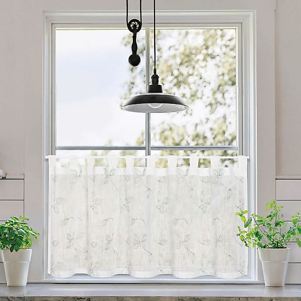 Gerster Scheibengardine "Galina" Schlaufen 1 Stk. tlg. SB-Schlaufenbistro " günstig online kaufen