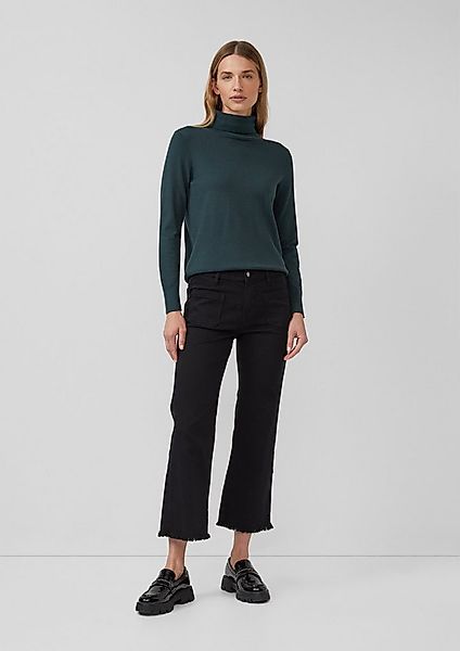s.Oliver Weite Jeans Jeans-Hose Cropped Jeans / Slim Fit / Mid Rise / Flare günstig online kaufen