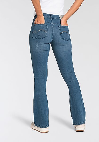 KangaROOS 5-Pocket-Jeans ausgestellte Beinform, Used-Waschung, normale günstig online kaufen