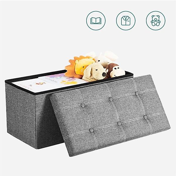 BlingBin Sitzhocker Faltbarer Sitzbank mit Stauraum, günstig online kaufen