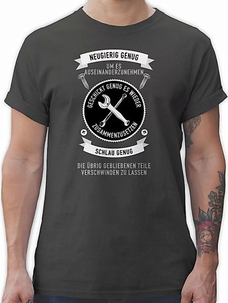 Shirtracer T-Shirt Handwerker Spruch Handwerker Geschenke günstig online kaufen