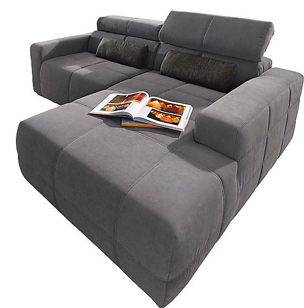 DOMO collection Ecksofa "Brandon Sitzbelastung 140 kg, kleine Ausführung B/ günstig online kaufen