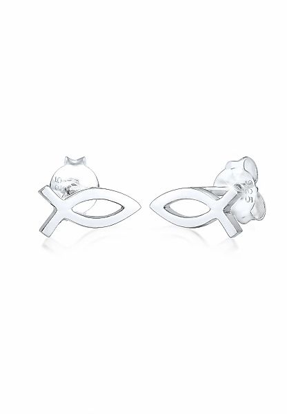 Elli Paar Ohrstecker "Ohrring Kinder Fisch Religion 925 Sterling Silber" günstig online kaufen