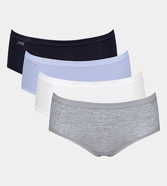 sloggi Midislip "Basic+", (4er Pack), Baumwollmix, elastisch, weiche Nähte, günstig online kaufen