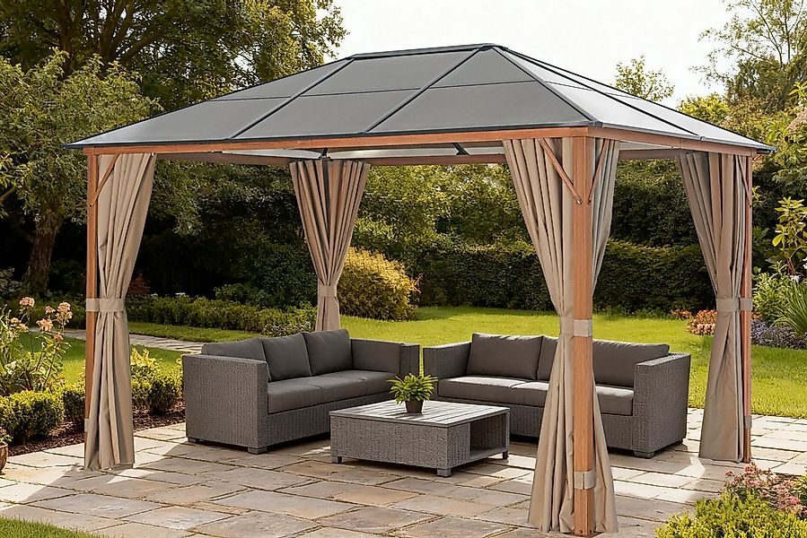 KONIFERA Pavillon Aruba, mit 4 Seitenteilen, Gestell aus Aluminium, Dach au günstig online kaufen