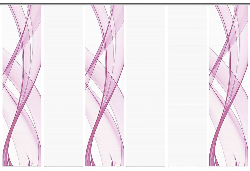 Vision Schiebegardine "PACOLIA" Paneelwagen 6 Stk. tlg. SET,SCHIEBEVORHANG, günstig online kaufen