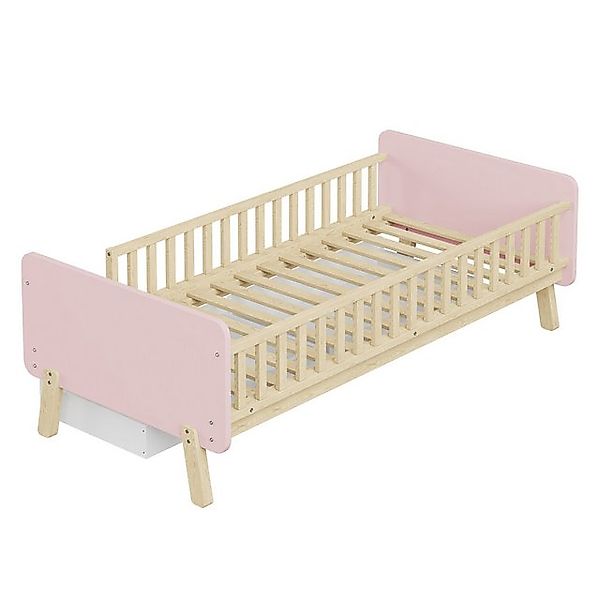 Gotagee Kinderbett Einzelbett 90x190cm Massivholz Holzbett Schubladen Bett günstig online kaufen