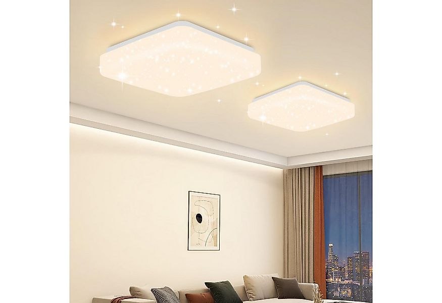 Nettlife LED Deckenleuchte Sternenhimmel Kinderzimmer 15W 21cm 3000K/4000K günstig online kaufen