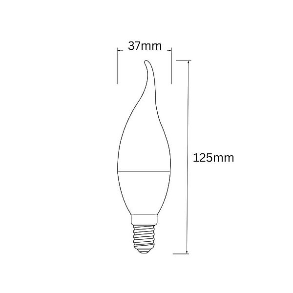 V-TAC LED-Leuchtmittel 4W E14 LED Kerze günstig online kaufen