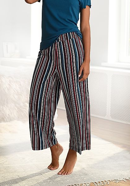 s.Oliver Pyjamahose im Allover-Muster mit elastischem günstig online kaufen