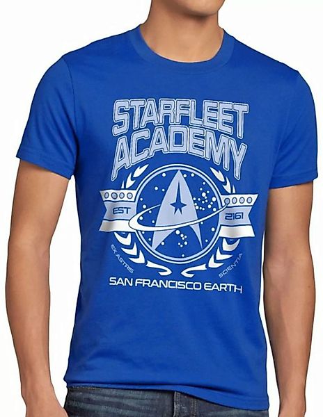 style3 Print-Shirt Herren T-Shirt Starfleet Academy Trekkie sternenflotte günstig online kaufen
