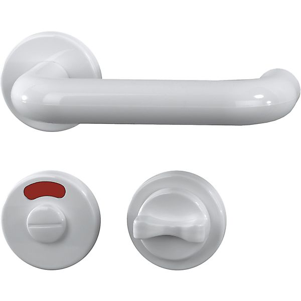 Alpertec Türgriff Alpertec WC-Rosettengarnitur Wanda Kunststoff günstig online kaufen