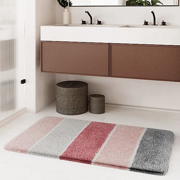 Homie Living Badematte "Rio Marina" Höhe 30 mm rutschhemmend beschichtet fu günstig online kaufen