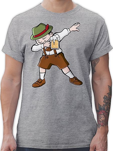 Shirtracer T-Shirt Dabbing Bayern Lederhosen Mode günstig online kaufen