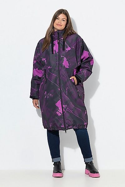 Laurasøn Wintermantel Funktionsmantel mit Druck oversized Teddyfutter günstig online kaufen