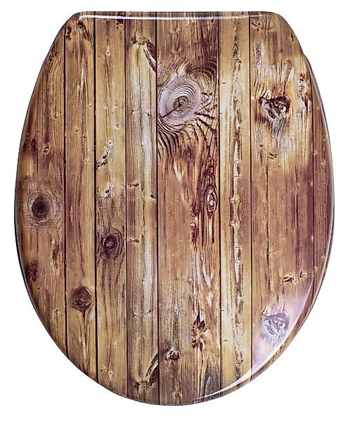 Ridder WC-Sitz Chalet braun günstig online kaufen