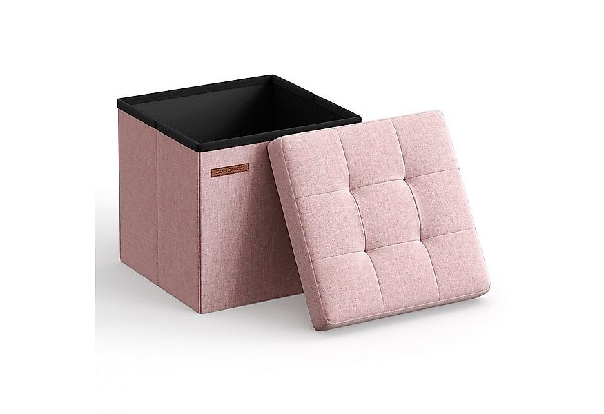 SONGMICS Sitzhocker (1 St), mit Stauraum faltbarer Hocker Sitzwürfel 30x30x günstig online kaufen