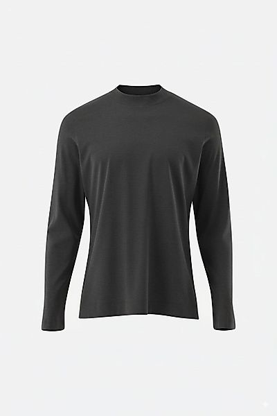 Stehkragenshirt aus Swiss Cotton günstig online kaufen