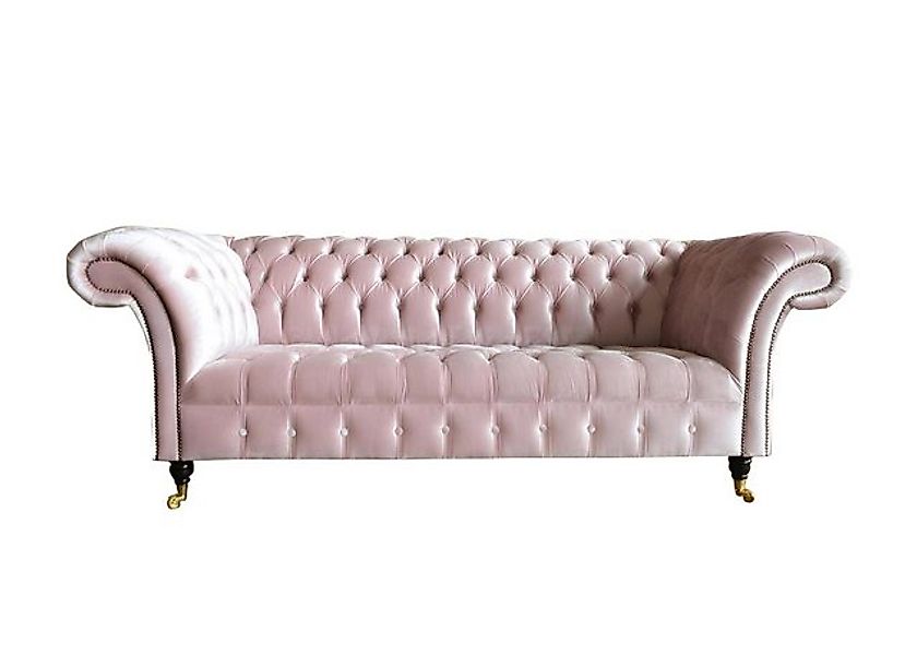 Xlmoebel Sofa Chesterfield 3-Plätze Rosa Helle Kreative Möbel Neu Wohnzimme günstig online kaufen