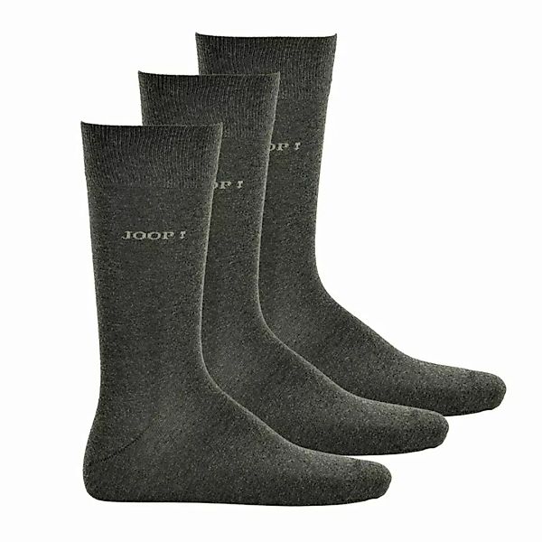 JOOP! Herren Socken, 3er Pack - Kurzsocken, Baumwolle, Unifarben günstig online kaufen