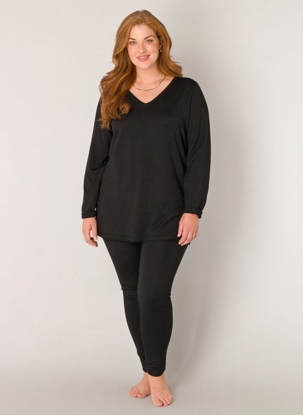 Base Level Curvy Strickpullover "Anine" mit V-Ausschnitt günstig online kaufen