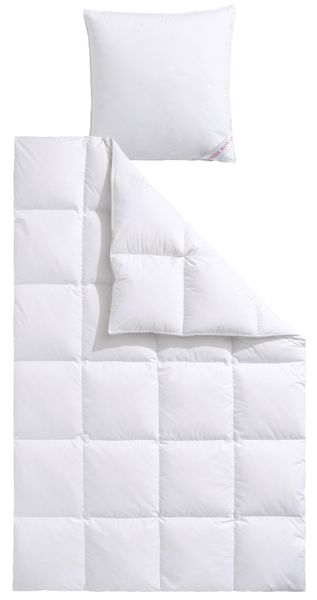Haeussling Daunenbettdecke + Kopfkissen "Swiss Royal" Bettdecken-Set mit Ko günstig online kaufen