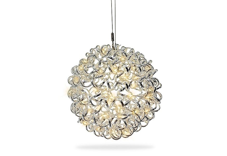 Gartenpirat Dekolicht Kugel o. Stern Silberdraht Alu, LED´s warmweiß, Timer günstig online kaufen