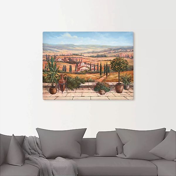 Artland Wandbild "Terrasse", Europa, (1 St.), als Alubild, Outdoorbild, Lei günstig online kaufen