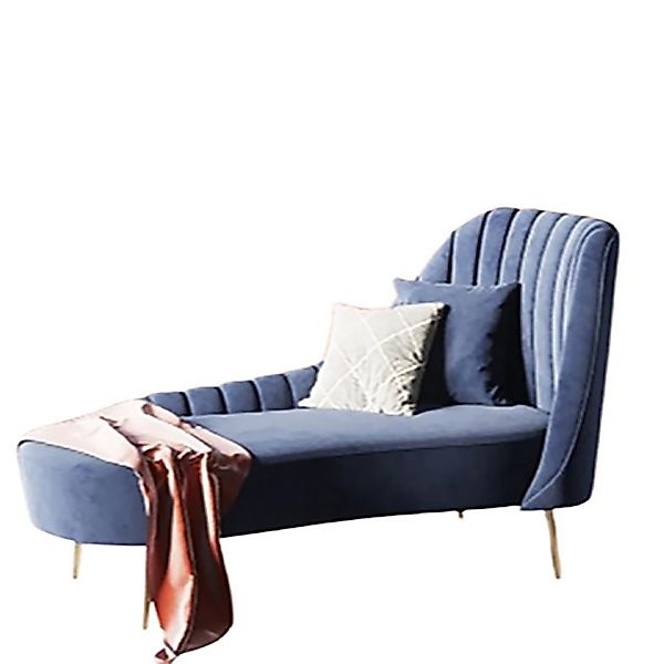 Xlmoebel Chaiselongue Hochwertiges Samt-Sofa mit Polsterung und entspannend günstig online kaufen