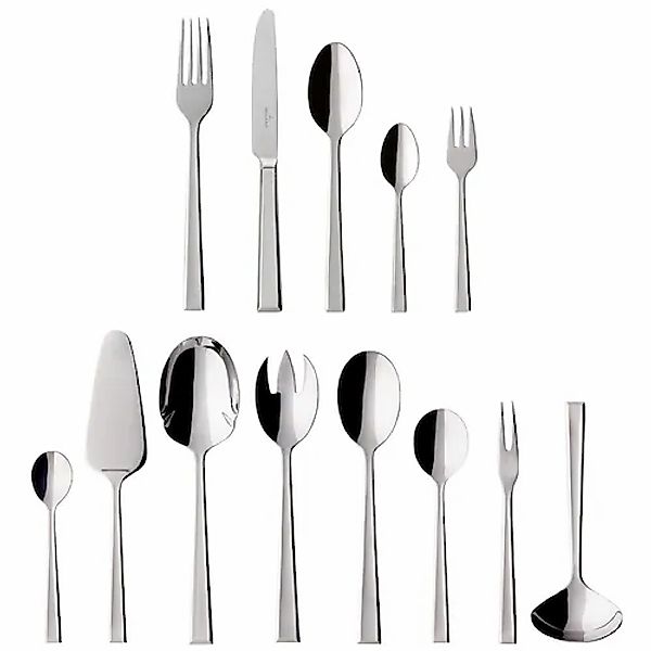 Villeroy & Boch Besteck-Set »Tafelbesteck Victor 68er Set silber« günstig online kaufen