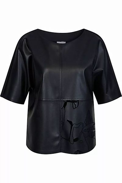 Sportalm Kitzbühel Klassische Bluse Damen Shirt in Lederoptik (1-tlg) günstig online kaufen