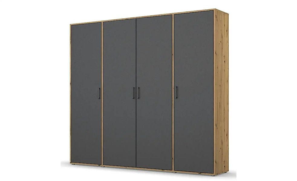 Drehtürenschrank  Yarm ¦ braun ¦ Maße (cm): B: 187 H: 194 Schränke > Kleide günstig online kaufen
