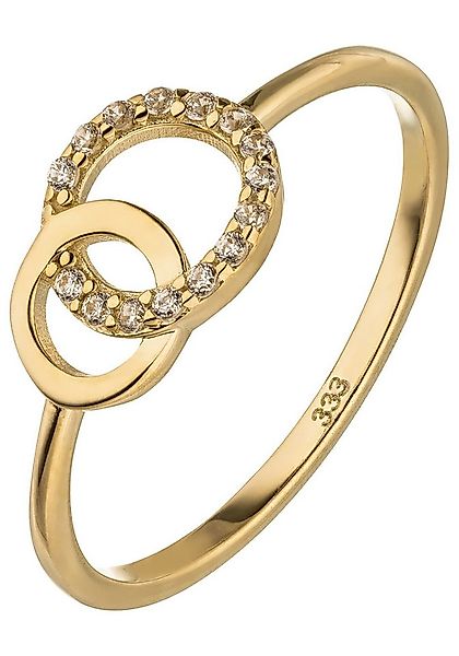 JOBO Goldring Ring Damenring mit zwei verschlungenen Kreisen, 333 Gold mit günstig online kaufen