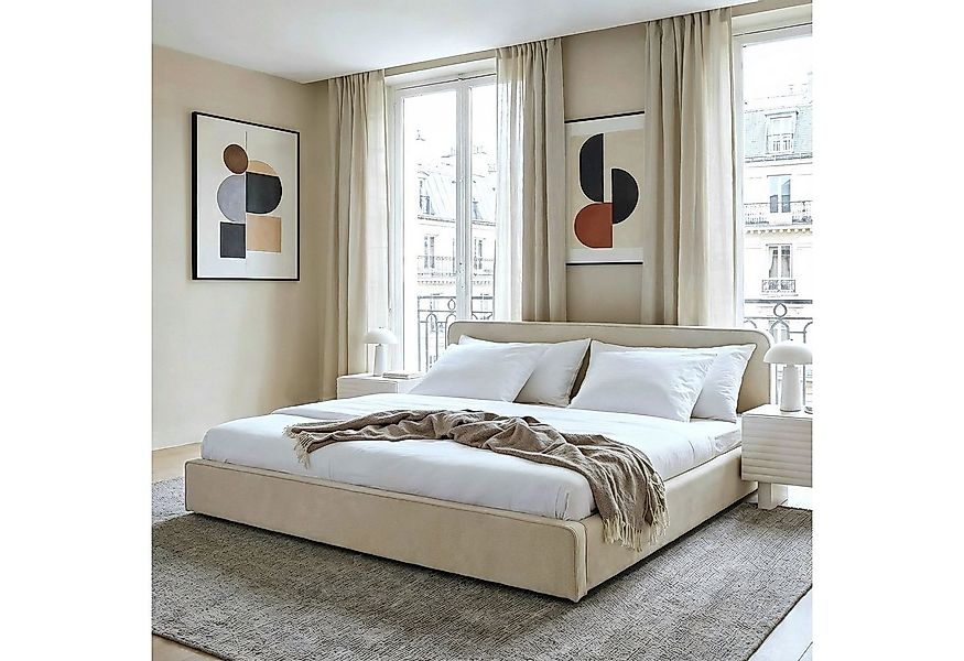 IDIMEX Polsterbett LATINI, Bett 160x200 cm mit höhenverstellbarem Kopfteil günstig online kaufen