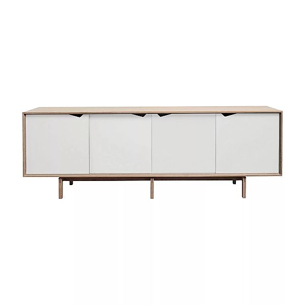 Andersen Furniture - S1 Sideboard Türen weiß - eiche geseift/alpinoweiß/L 2 günstig online kaufen