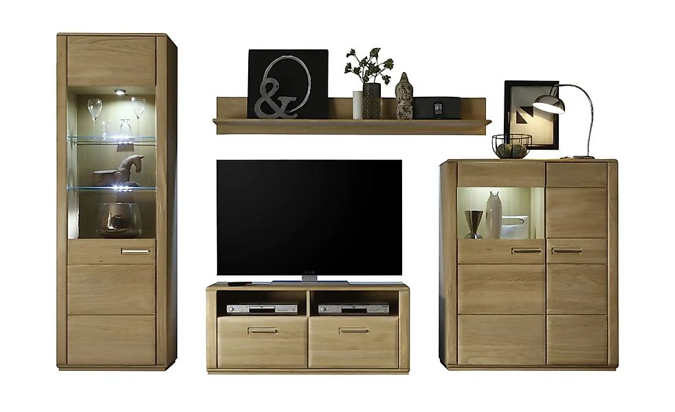 Woodford Wohnwand  Dio ¦ holzfarben ¦ Maße (cm): B: 300 H: 209 T: 51.0 Komm günstig online kaufen