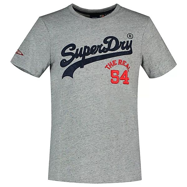 Superdry Vintage Logo Source Kurzarm T-shirt S Athletic Grey Marl günstig online kaufen