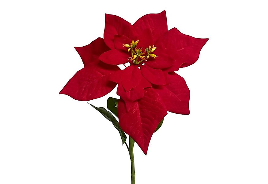 Kunstblume Künstliche POINSETTIA, Weihnachtsstern, 60cm ROT, Gasper günstig online kaufen
