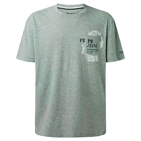 Pepe Jeans Sergio Kurzärmeliges T-shirt S Grey Marl günstig online kaufen