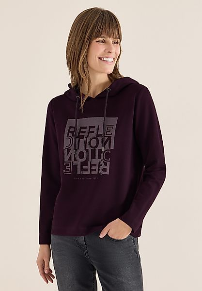 CECIL Langarmshirt mit schimmerndem Folienprint günstig online kaufen