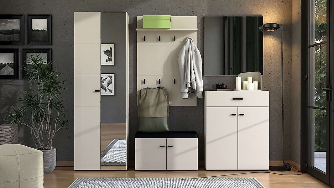 Home affaire Garderoben-Set Rathlin Flurmöbel, Dielenmöbel, Flurschrank, Fl günstig online kaufen