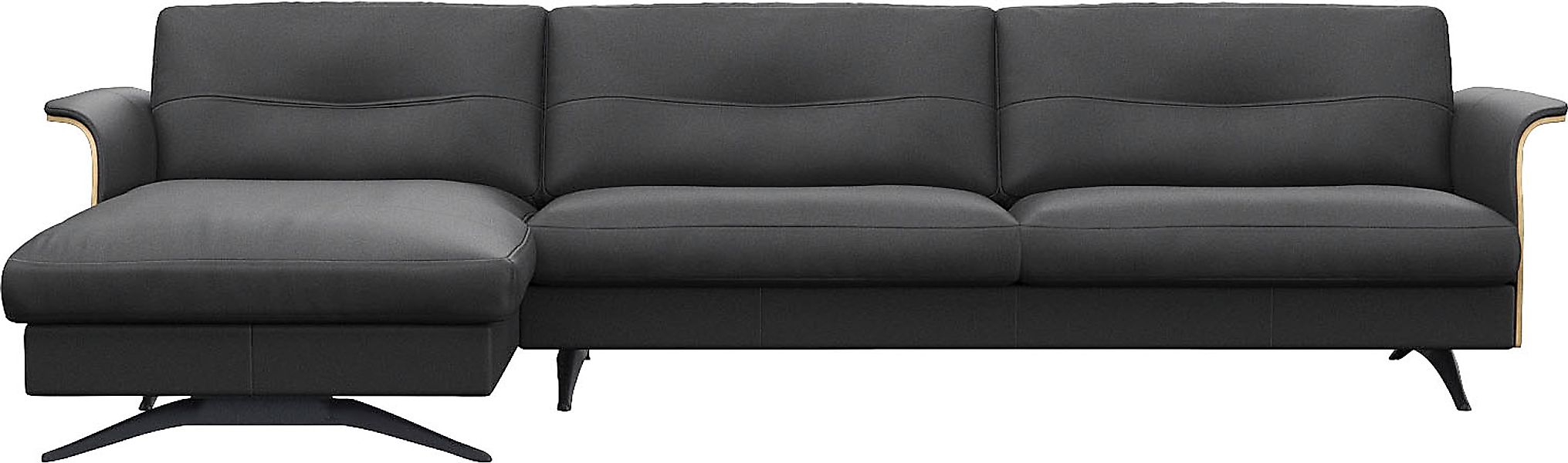 FLEXLUX Ecksofa »Glow, super bequem durch hochwertigem Sitzaufbau mit Feder günstig online kaufen
