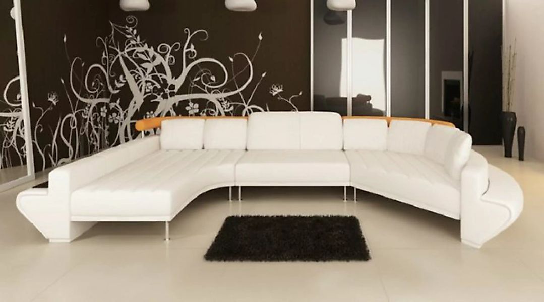 JVmoebel Ecksofa Runde Couch Sofa Polster Rundsofas Wohnlandschaft Ecksofa, günstig online kaufen