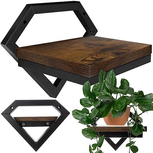 Ruhhy Wandregal Wandboard Wandhängender Loft Blumenständer günstig online kaufen