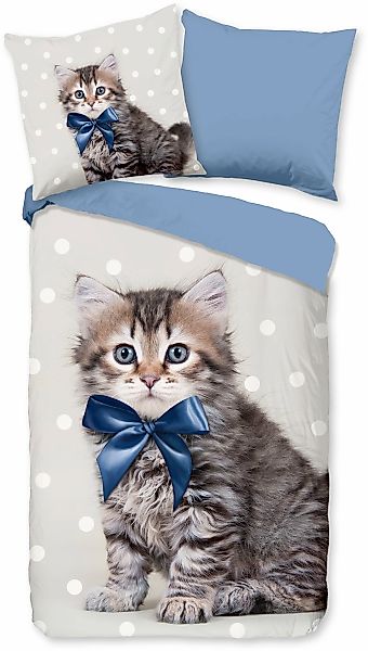 good morning Kinderbettwäsche "Mae" 2 Stk. tlg. 100% Baumwolle, 135x200, Re günstig online kaufen