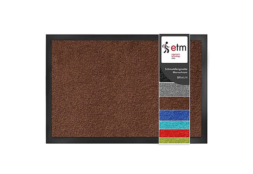 Floordirekt Fußmatte Monochrom, Rutschfeste Schmutzfangmatte Indoor, 30°C M günstig online kaufen