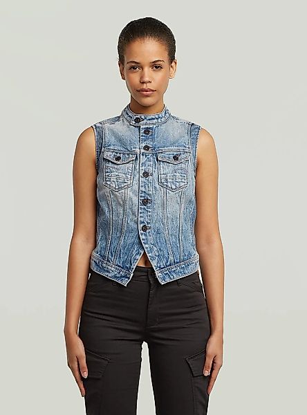 G-STAR Softshellweste "Pitched Hem Slim Weste" günstig online kaufen